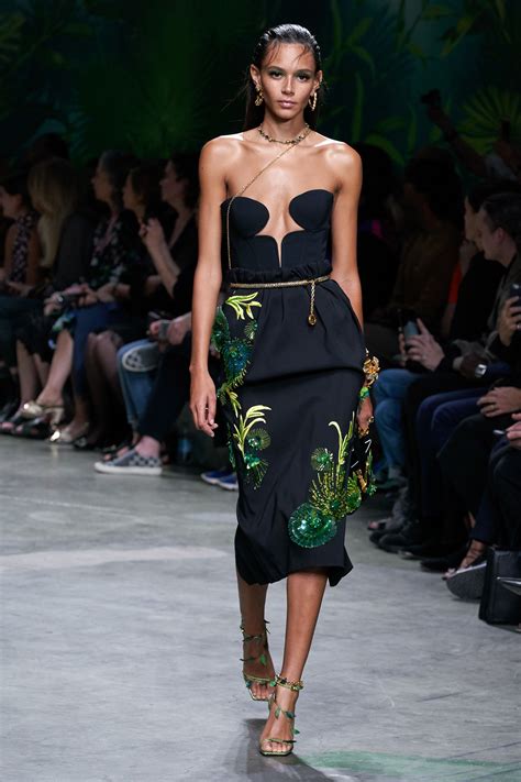 versace leo print spring 2020 woman|Versace fashion show.